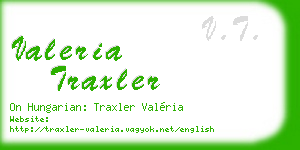 valeria traxler business card